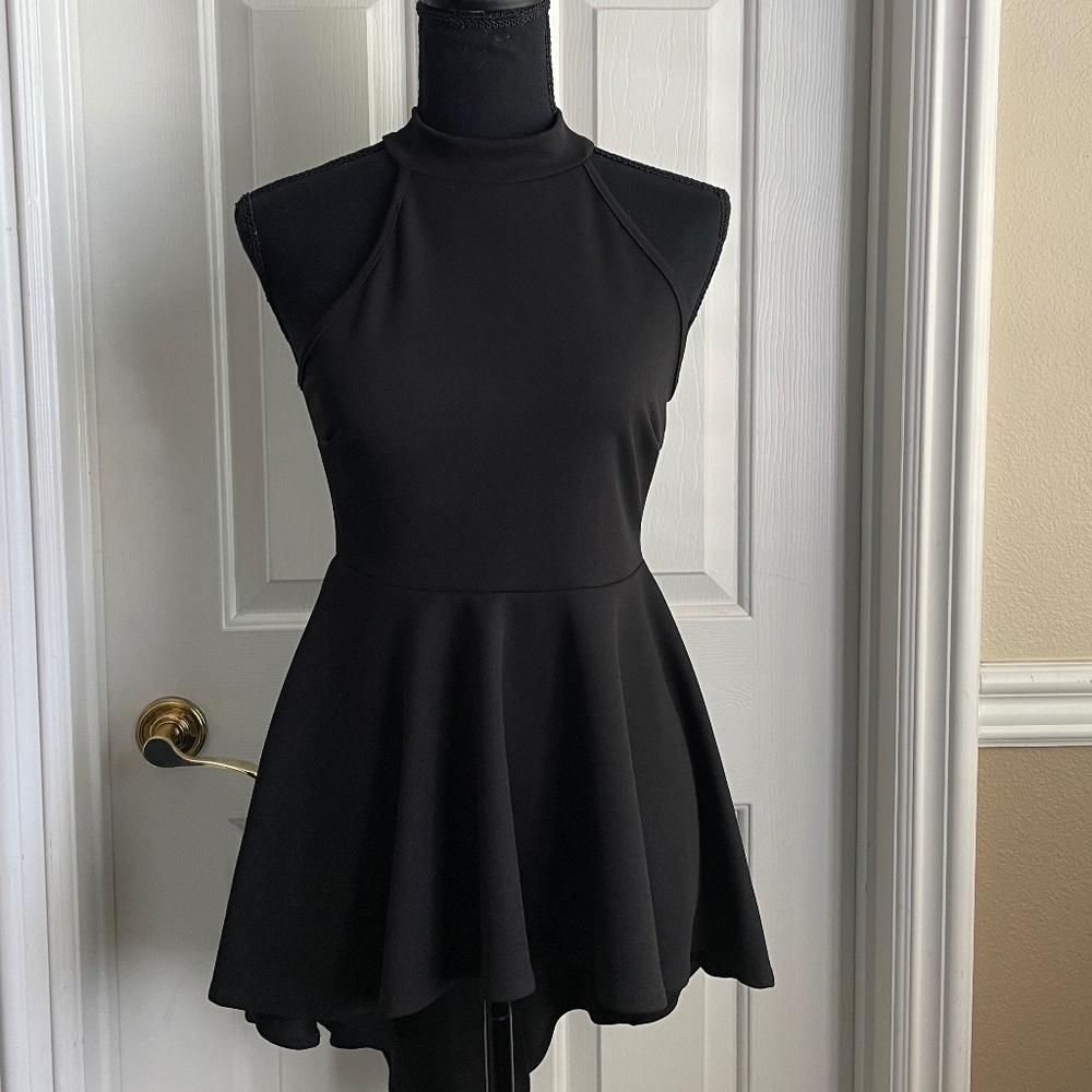 Paper Moon Black Halter Top - Medium